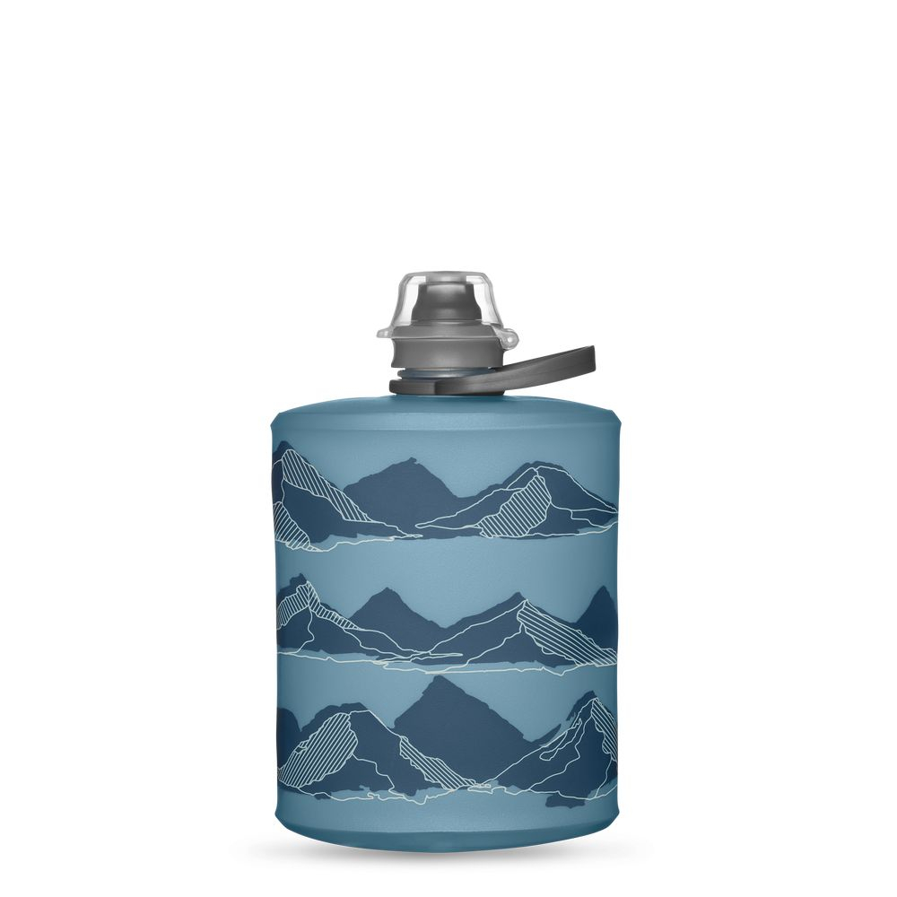 Bouteille Stow 0.5 L Tahoe Blue Mountain - Gourde Souple | Hydrapak