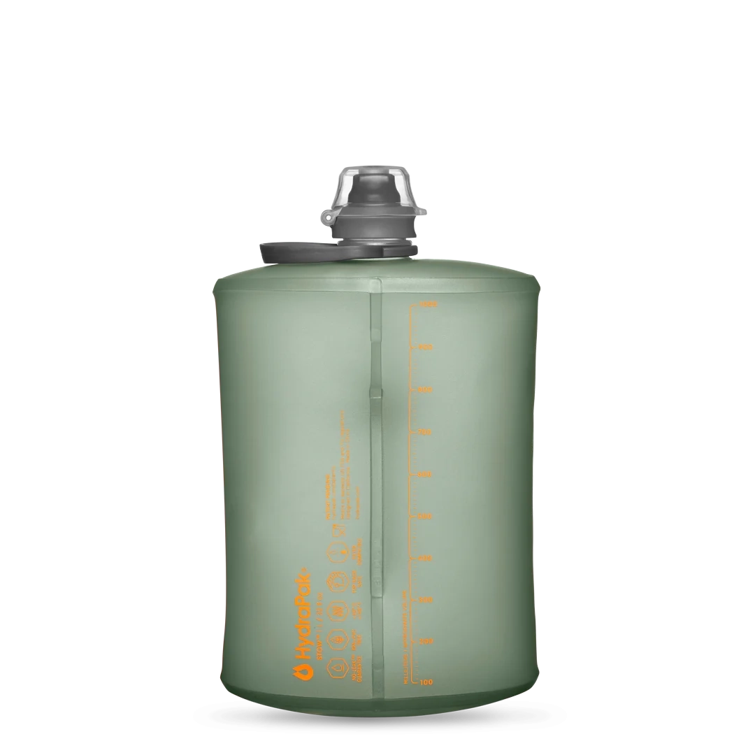 Bouteille Stow 1l Mammoth Green - Gourde Souple | Hydrapak