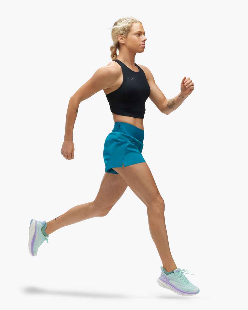 Brassière Crop Top Femme Elaro Black - Brassiere | Hoka