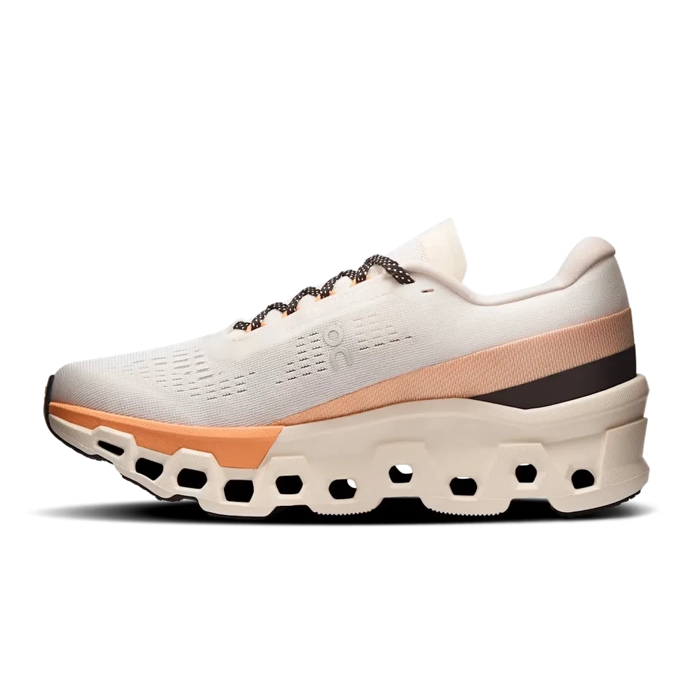 Cloudmonster 2 Femme Ivory Tangerine - Chaussures | On Running