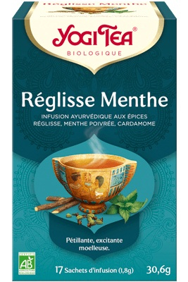 Thé Réglisse Menthe - Tisanes | Yogi Tea