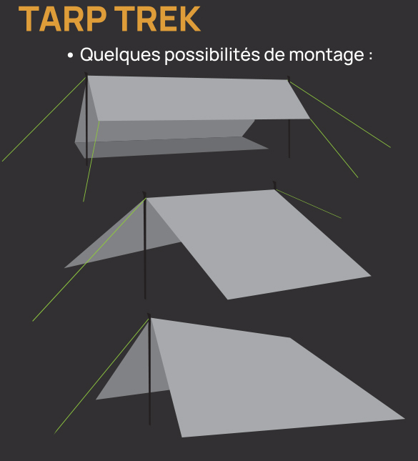 Tarp Trek Light - Abris De Randonnee | Azimut Outdoor