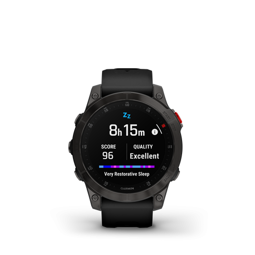 Epix Sapphire Titane Black Dlc – Bracelet Noir | Garmin