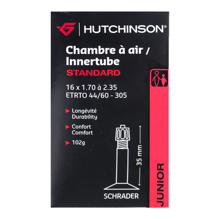 Chambre A Air Standard 16x1.70/2.35 Schrader | Hutchinson