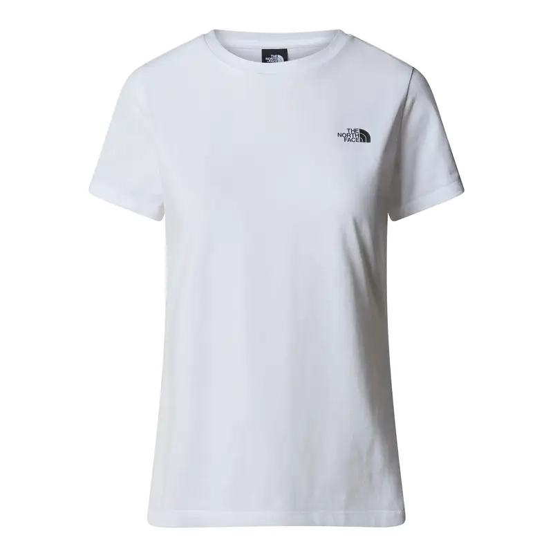 T-shirt Femme Simple Dome Slim White - Tee Shirt Mc | The North Face