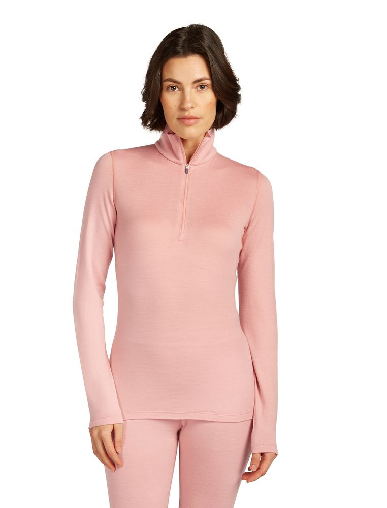 T-shirt Femme 260 Tech 1/2 Zip Blusch
