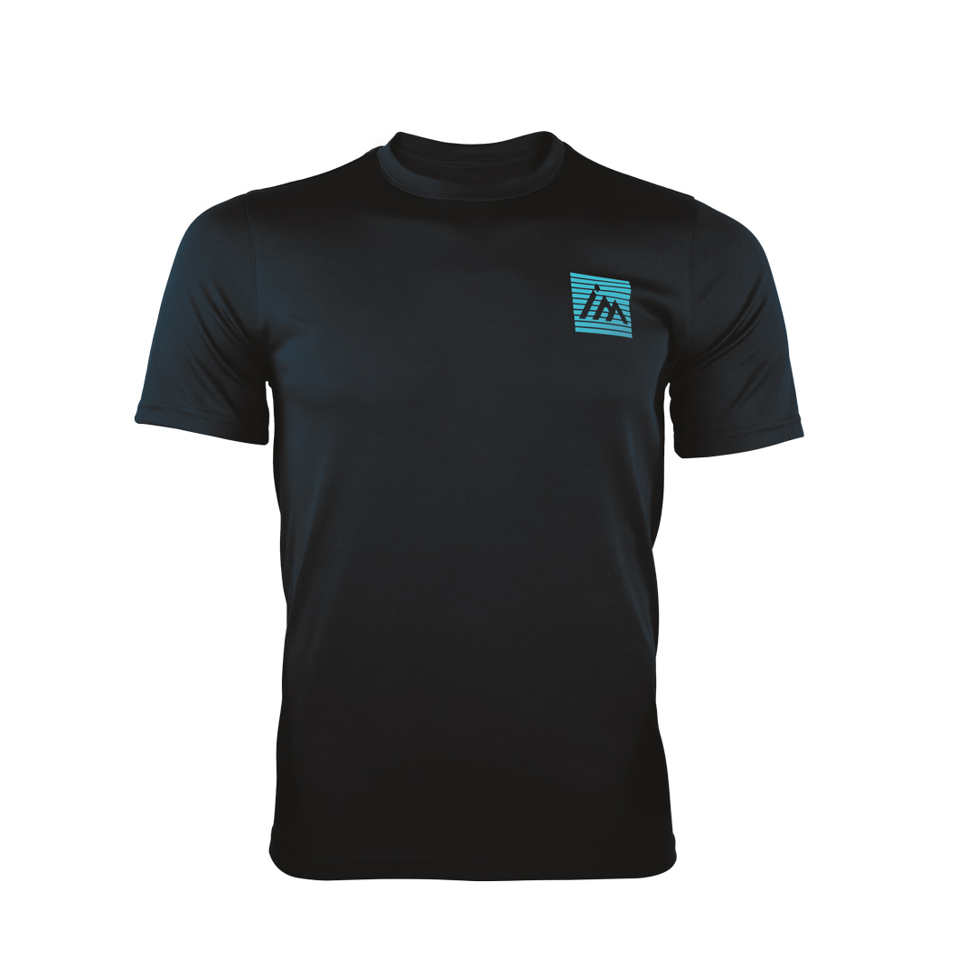 Men T-shirt Trail+ Black - Tee Shirt Mc | Impulse Outdoor