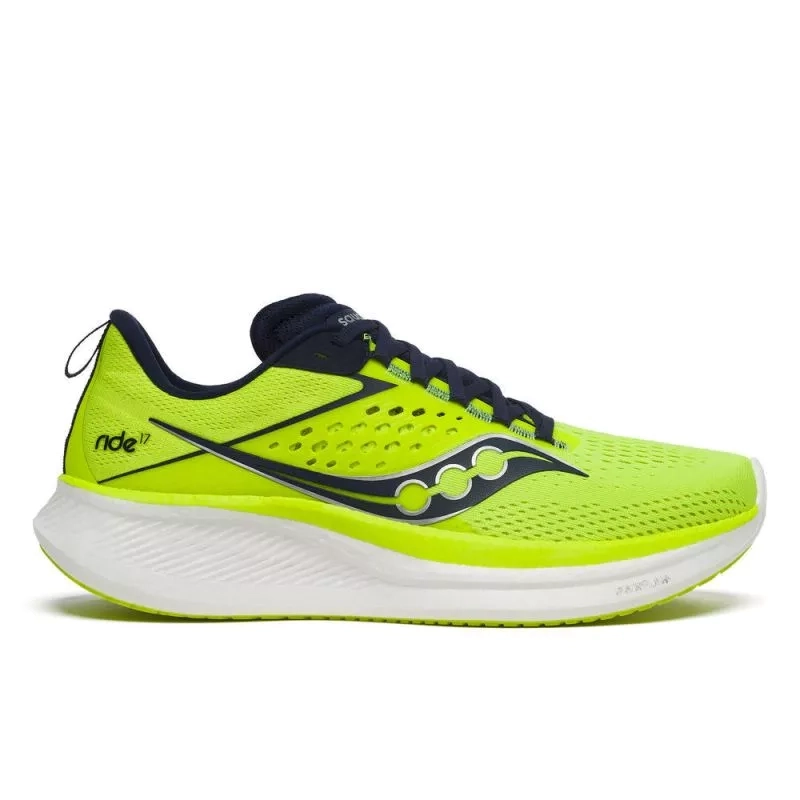 Chaussure De Running Ride 17 Citron Navy - Chaussures | Saucony