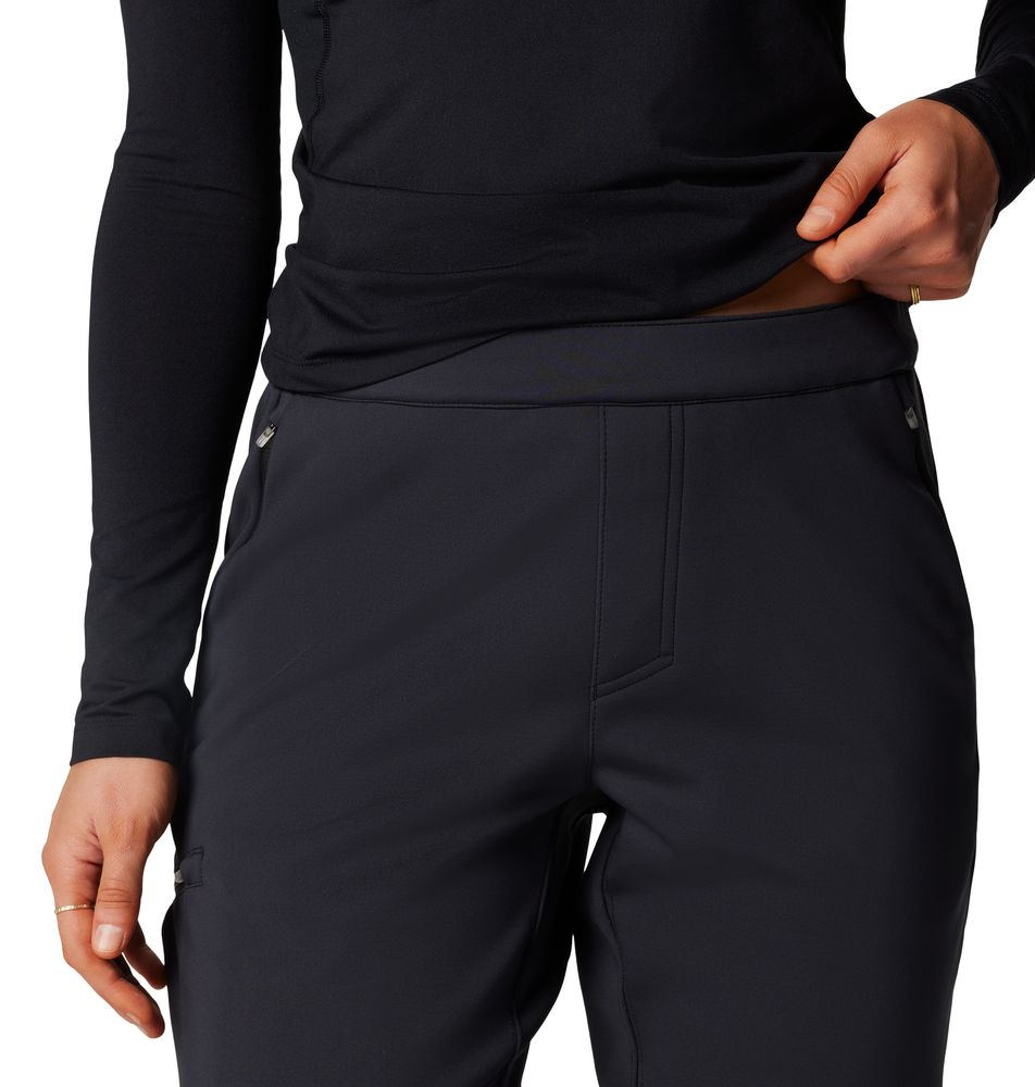 Pantalon Femme Vast Canyon High Rise Softshell Black - Pantalon