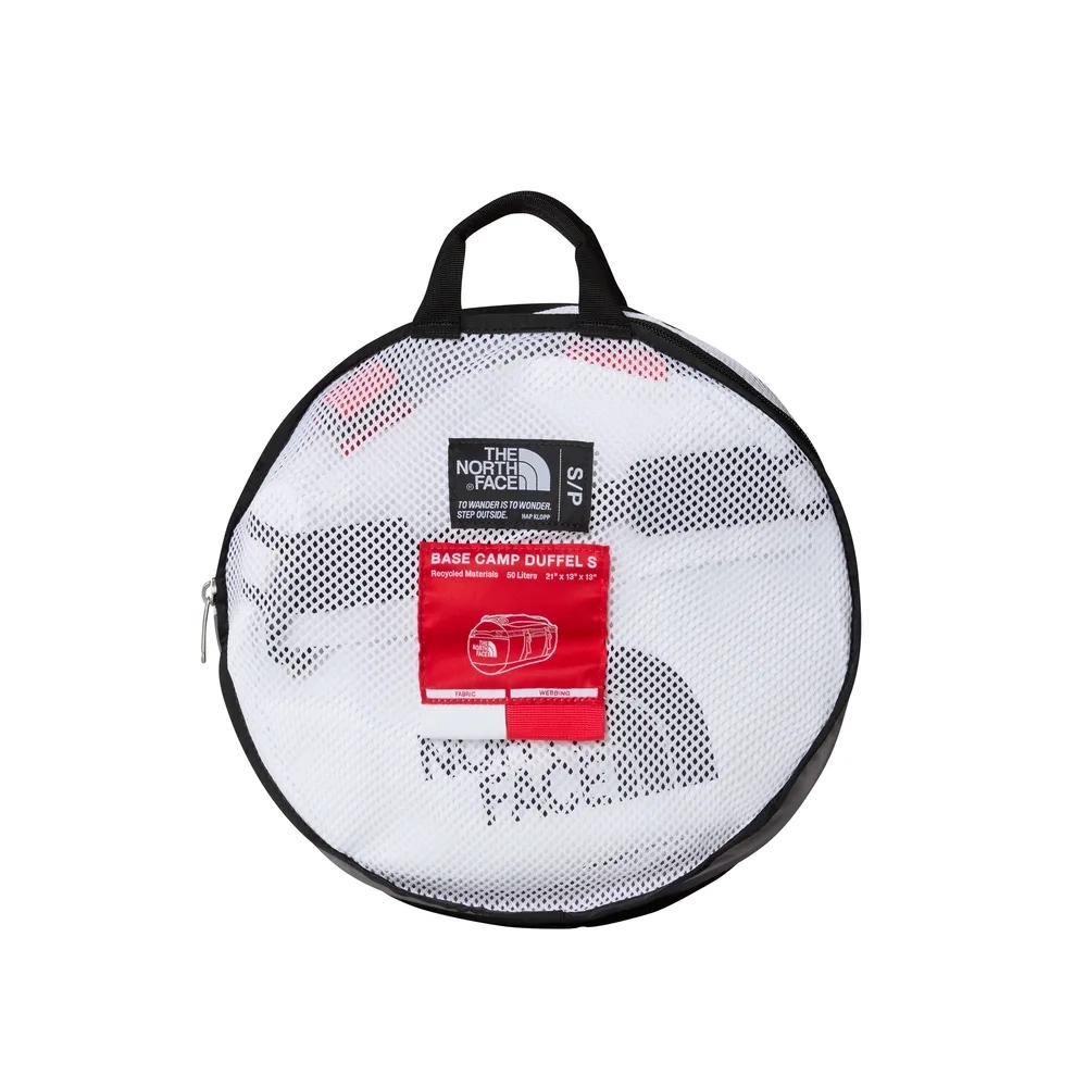 Base Camp Duffel S 50 White Black Red | The North Face