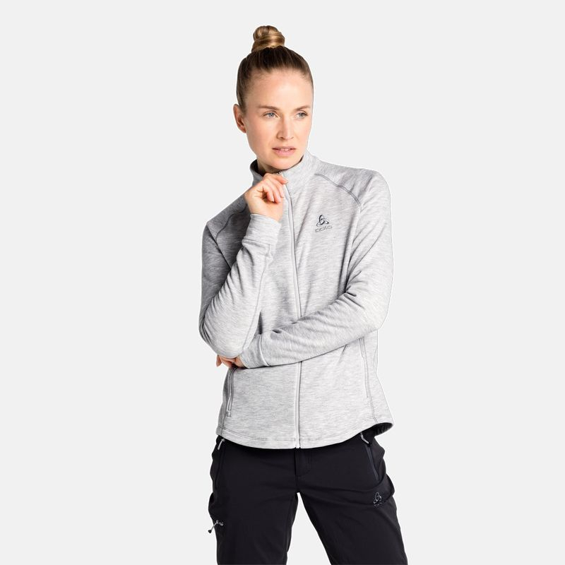 Veste Polaire Femme Berra Grey Melange - Polaire | Odlo