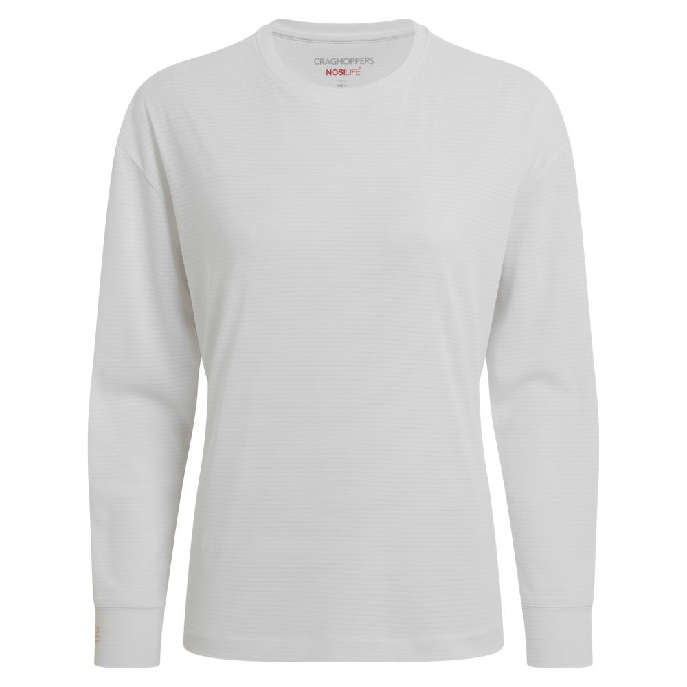 Nosilife Solarshield+ Long Sleeved T-shirt White - Tee Shirt Ml