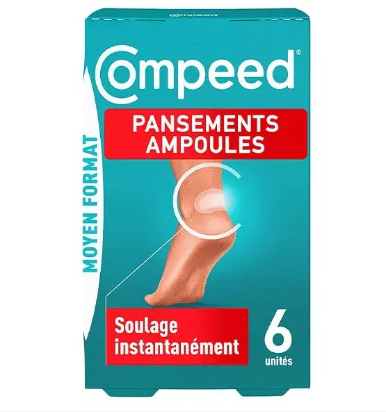 Ampoules Moyen Format Bt 6 - Soins Pied | Compeed