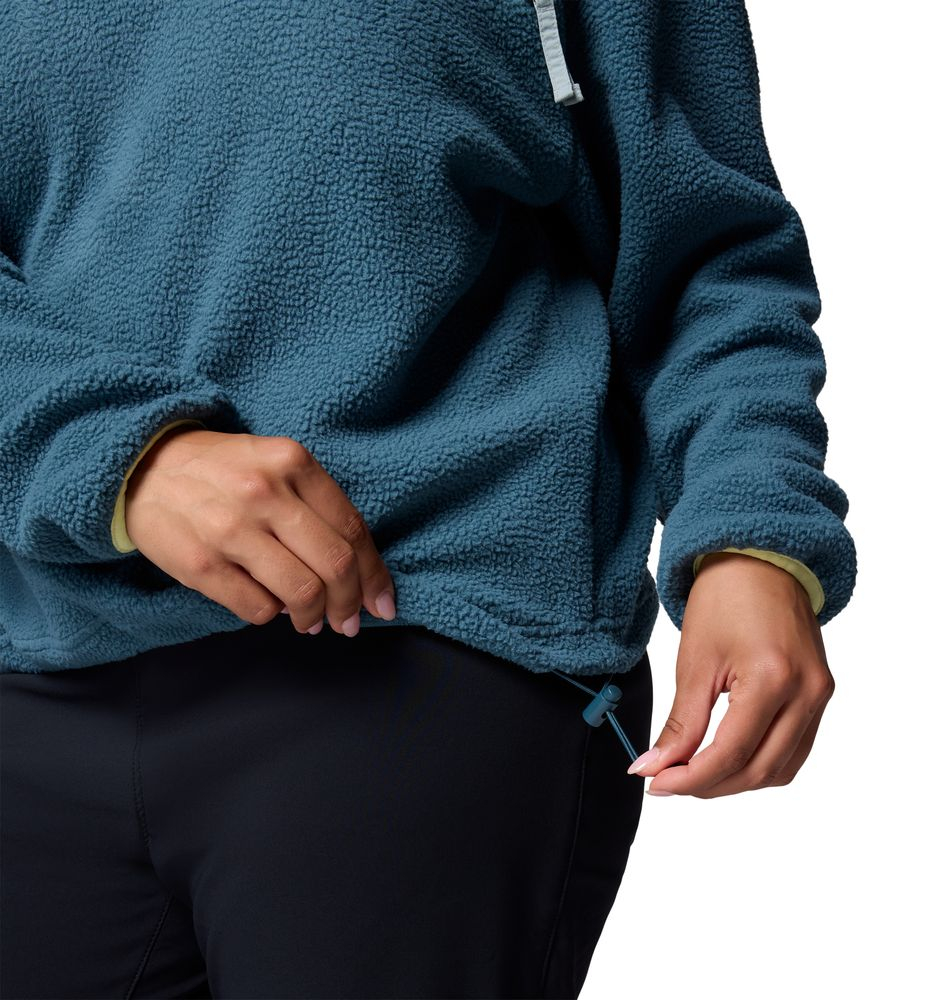 Polaire Femme Helvetia Ii Cropped Everblue Crushed Blue - Polaire
