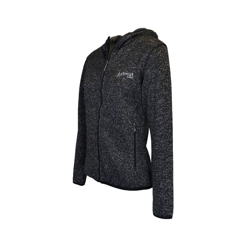 Polaire Randonnee Femme Veste Fleece Veste Explore Black - Veste