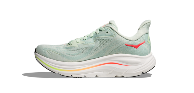 Clifton 10 Femme Sea Glass Neon Flame - Chaussures | Hoka