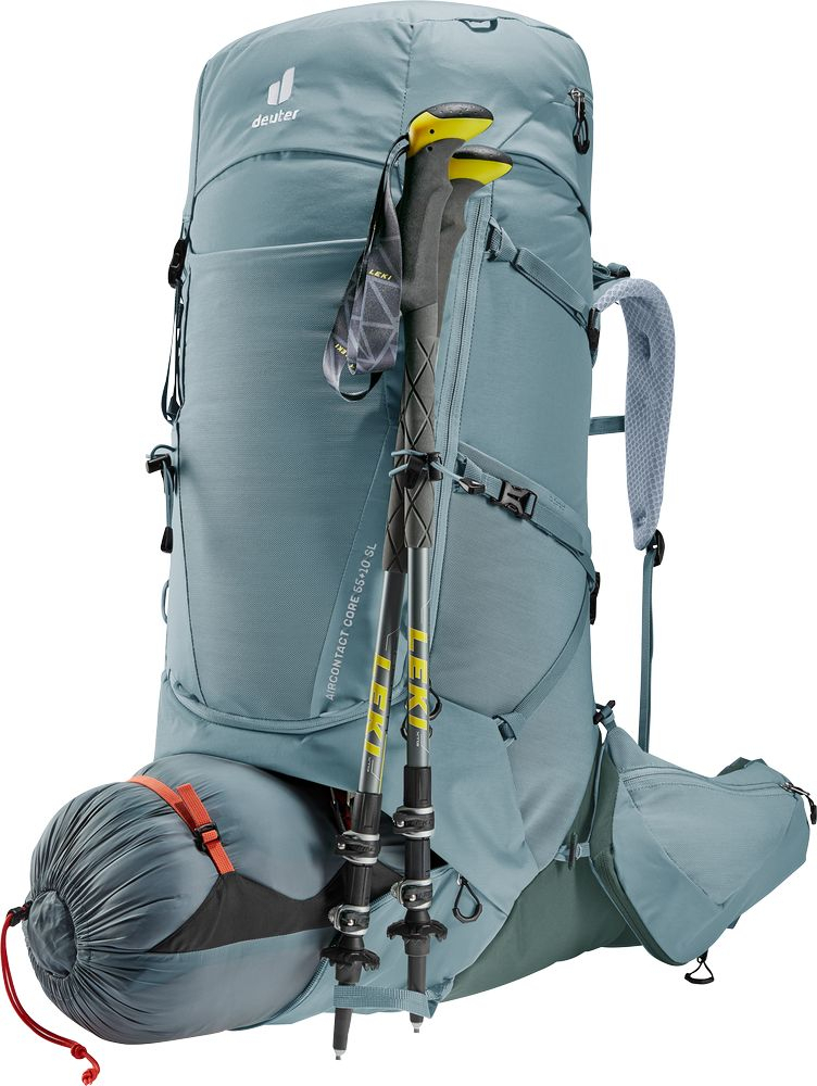 Aircontact Core 55+10 Sl Shale / Ivy - Sac A Dos | Deuter