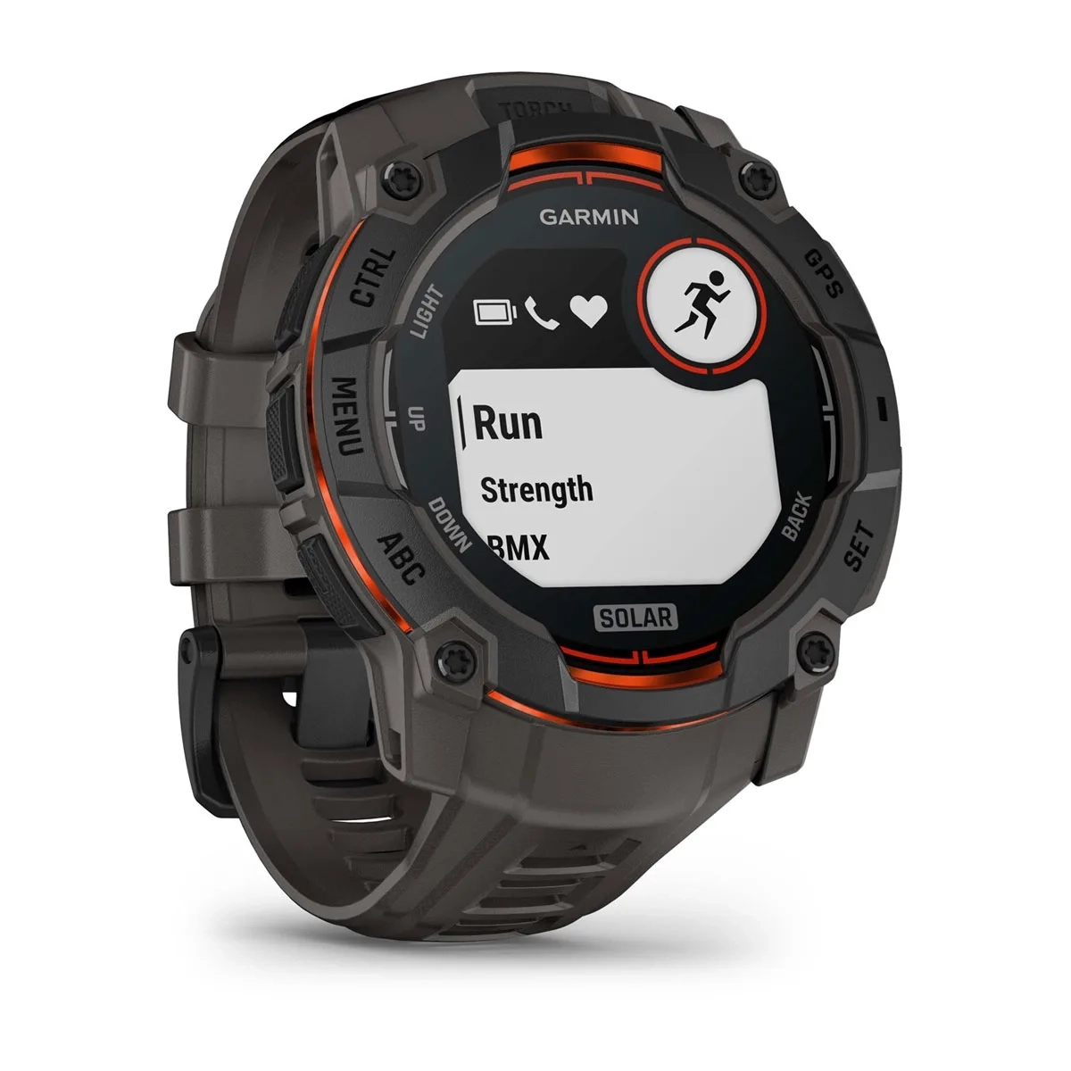 Instinct 3 Solar 50 Mm Black Bezel Charcoal Band - Gps | Garmin
