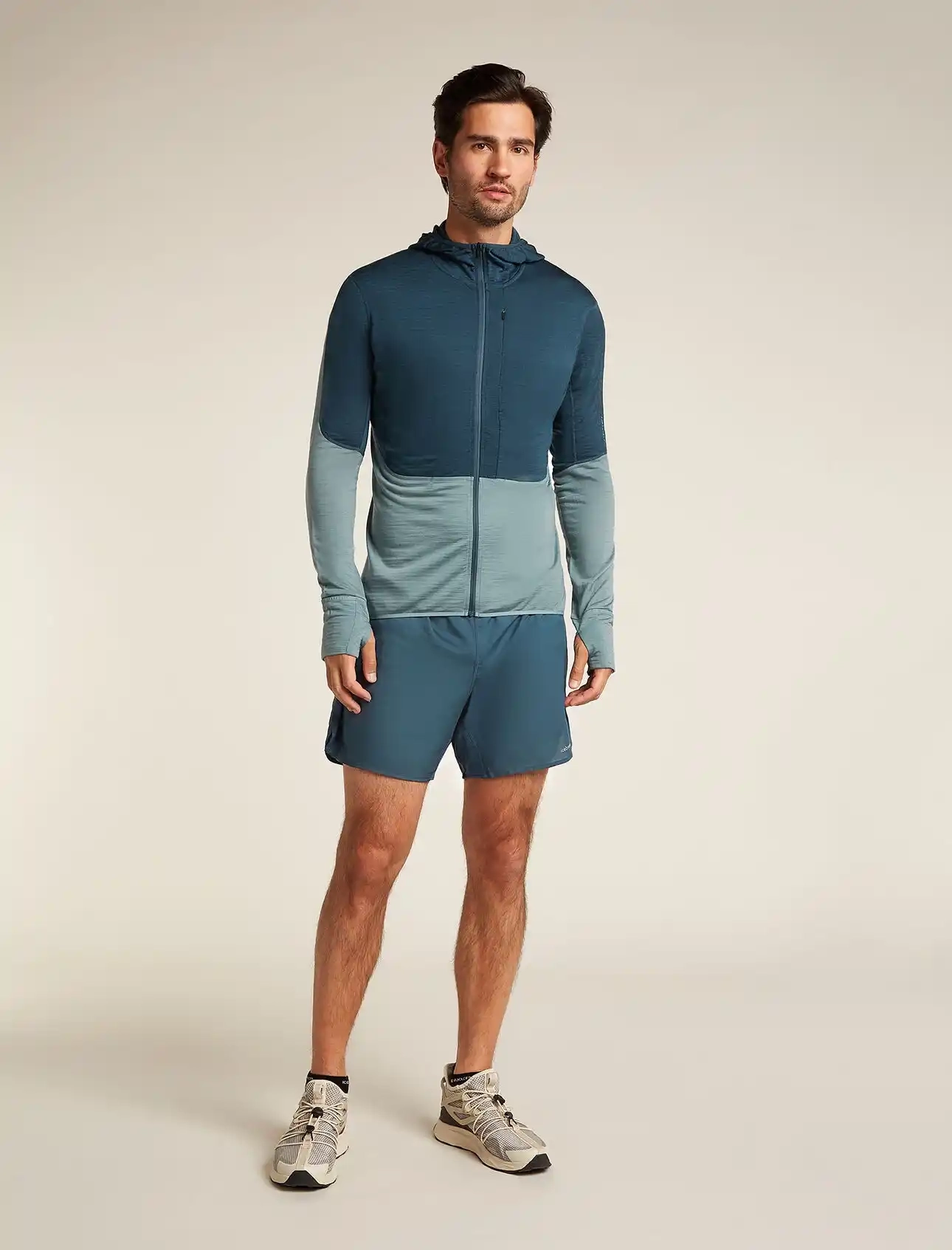 Veste Merino 200 Realfleece Descender Abyss Blue - Veste | Icebreaker