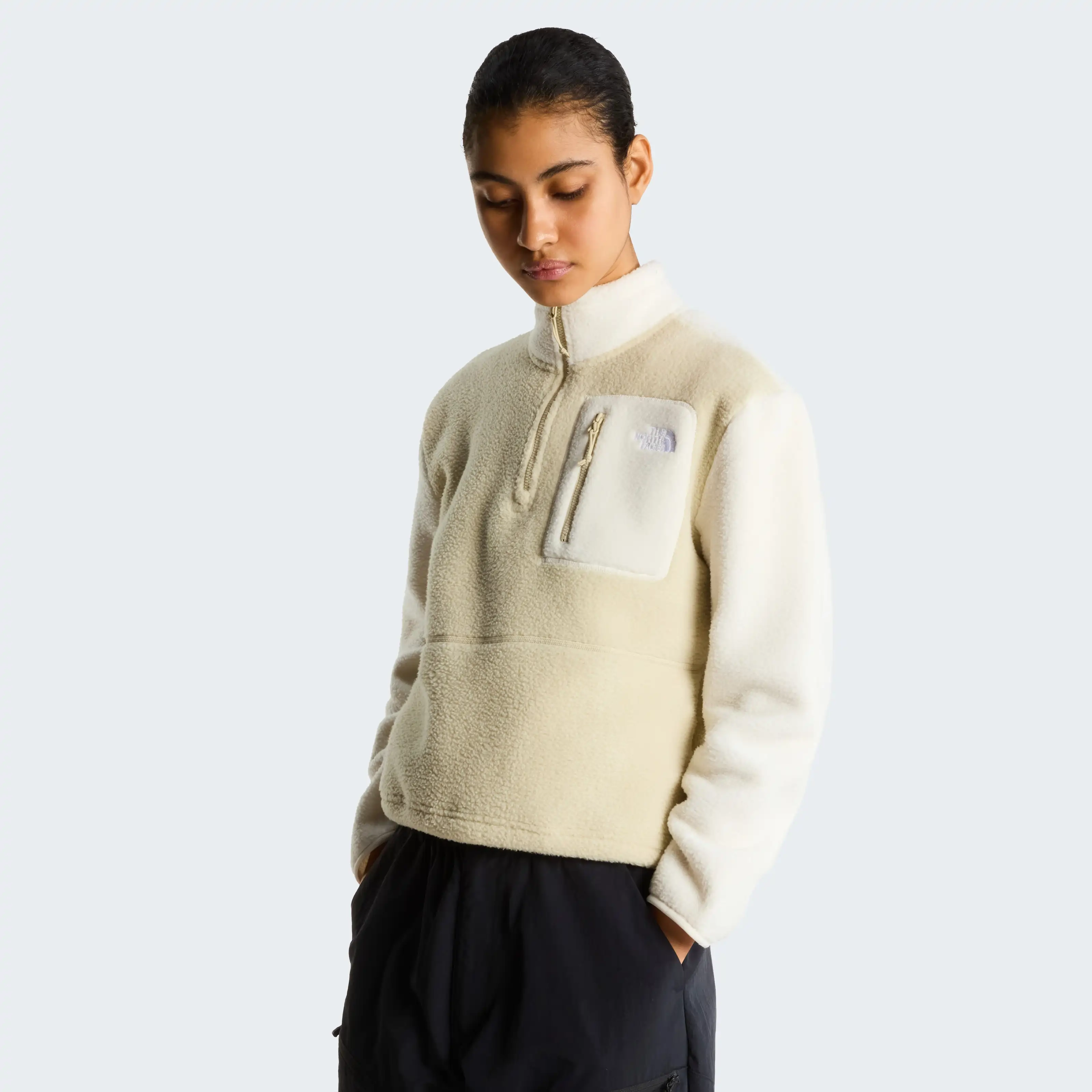 Polaire Femme Yumiori 1/4 Zip Desert Stone/White Dune - Polaire | The North Face