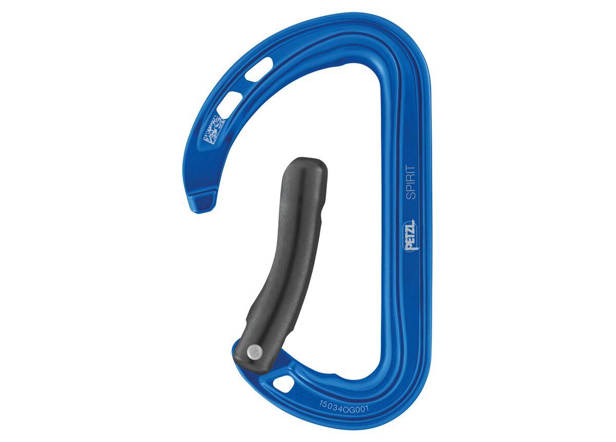Spirit Doigt Courbe Bleu - Mousquetons | Petzl