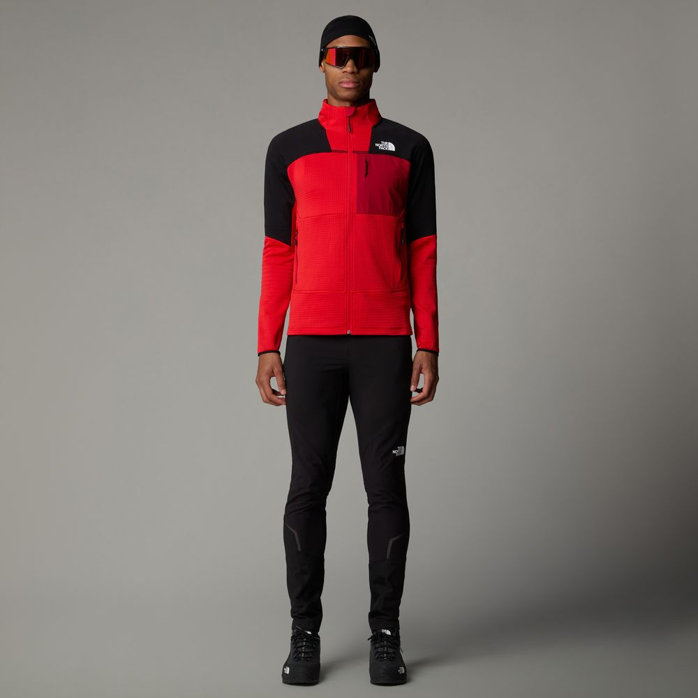Polaire Stormgap Powergrid High Risk Red/tnf Black | The North Face