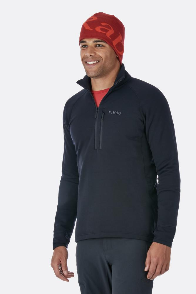 Polaire 1/2 Zip Power Stretch Pro Pull On Black - Polaire | Rab