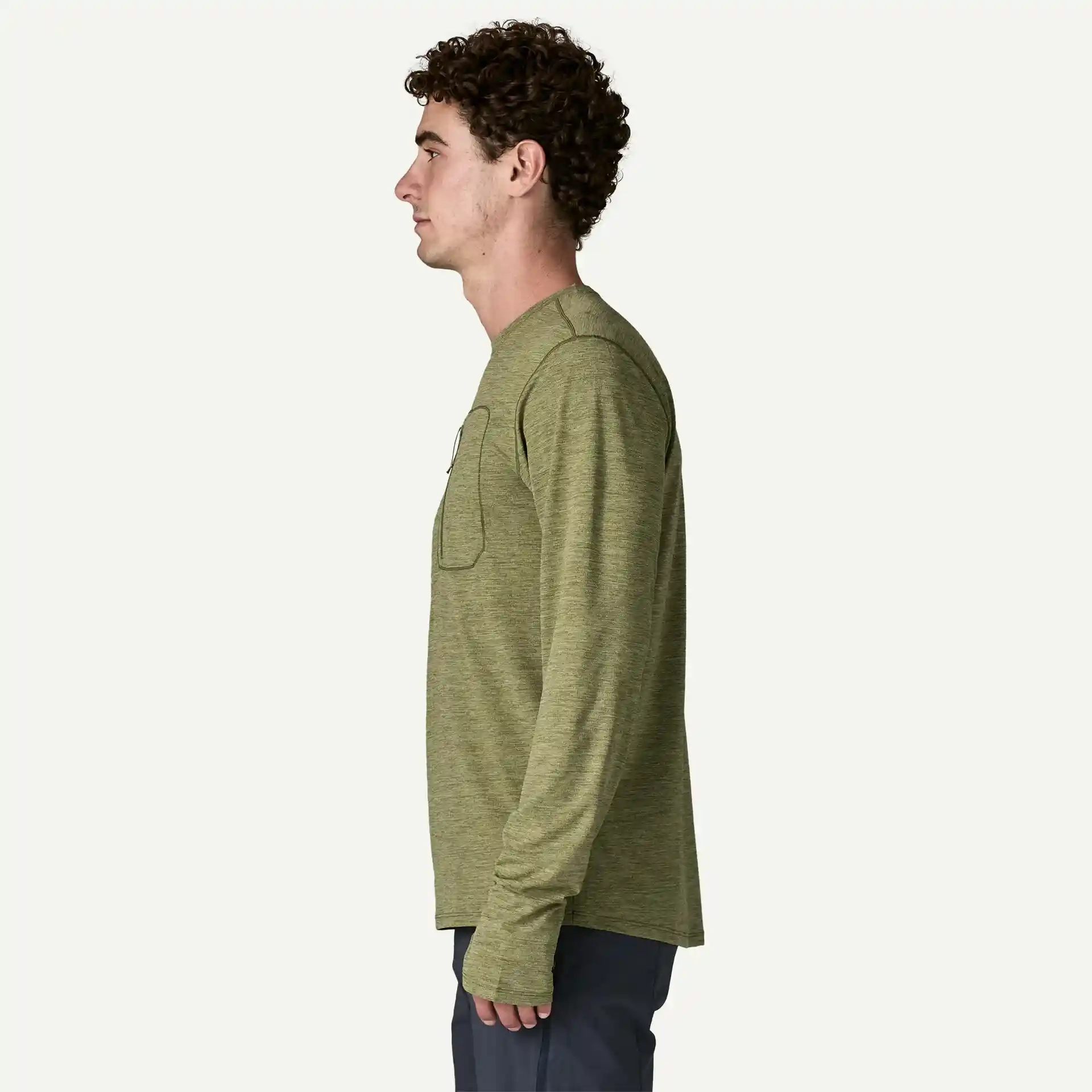 T-Shirt Cap Cool Sun Caper Green - Tee Shirt Ml | Patagonia