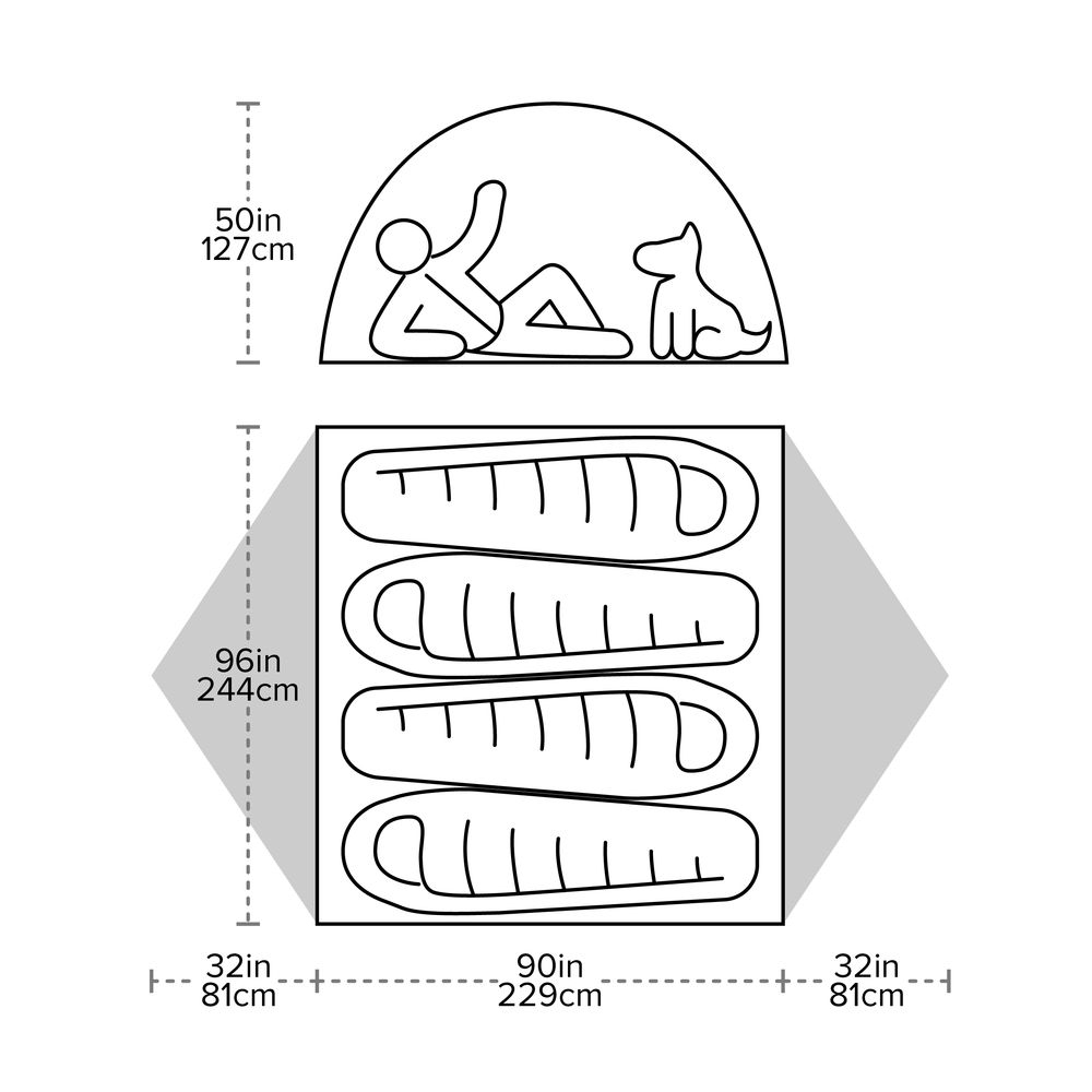 Blacktail 4 Pcf - Tente | Big Agnes