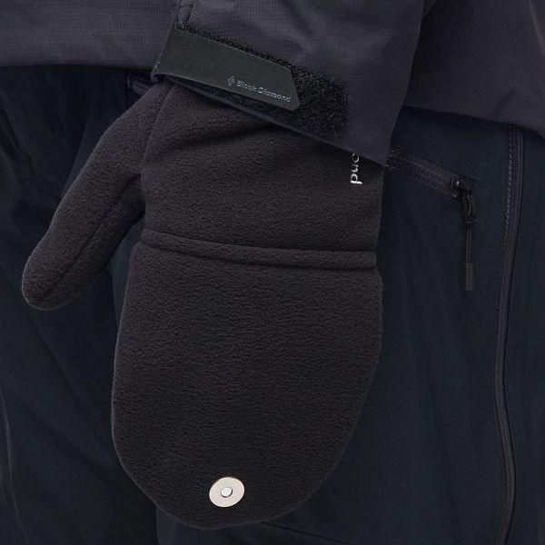 Moufle Convertible Windweight Black - Gant | Black Diamond