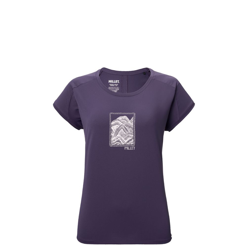 Seneca T-shirt Ss Femme Purple Velvet - Tee Shirt Mc | Millet