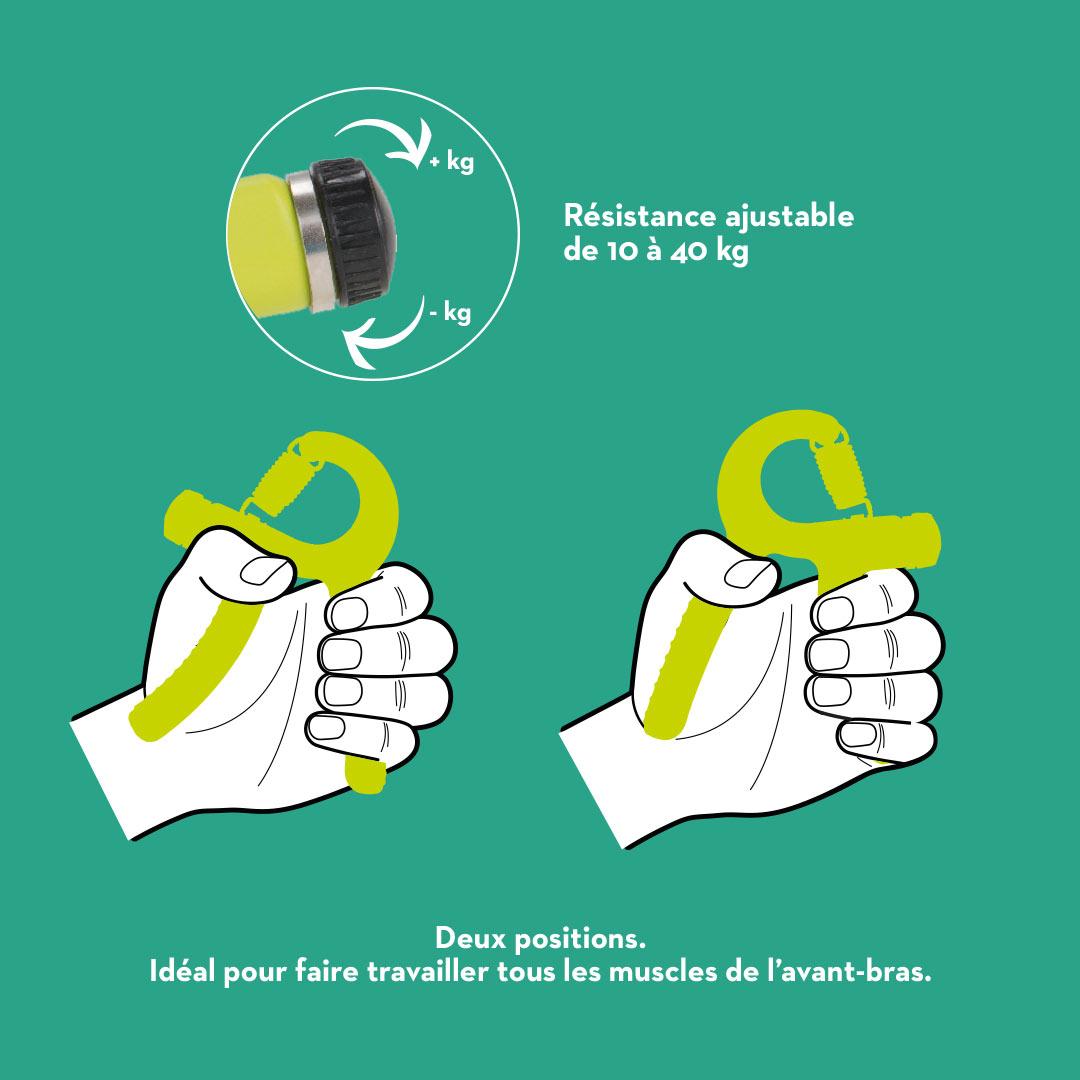 Musclet Avant Bras 10-40 Kg - Echauffement | Approach Outdoor