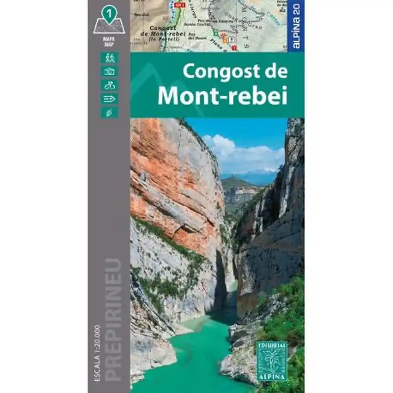 Congost De Mont-rebei - 1/20 000 - Cartes | Alpina