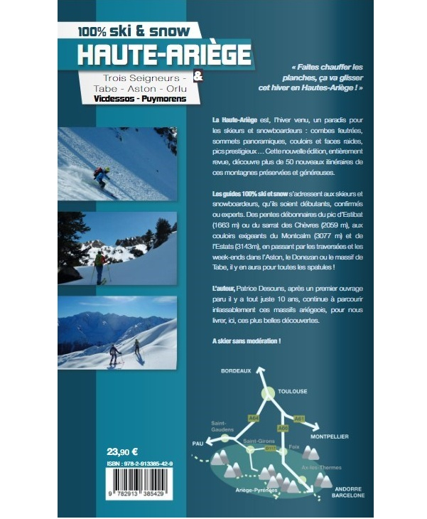 100% Ski De Rando Ariège-pyrénées - Librairie | 3 Sup Editions
