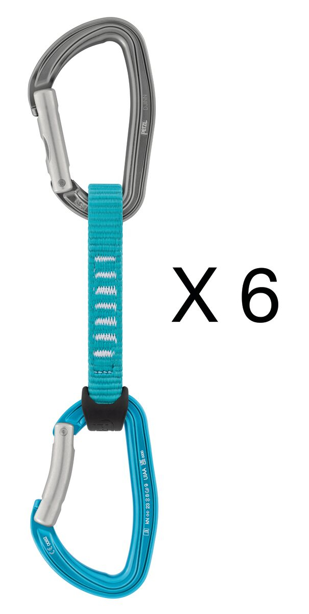 Pack 6 Degaines Djinn Axess 11 Cm - Degaines | Petzl