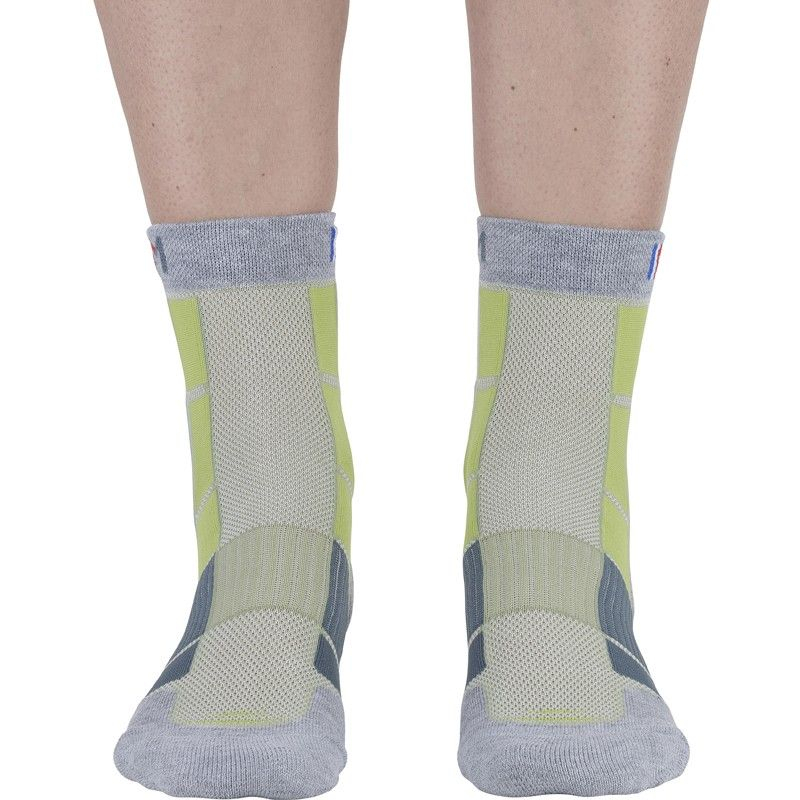 Chaussette Mid Air Gris Vert - Chaussettes | Monnet