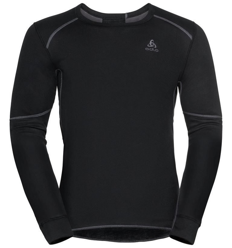 T-shirt Active X Warm Eco Crew Black - Tee Shirt Ml | Odlo
