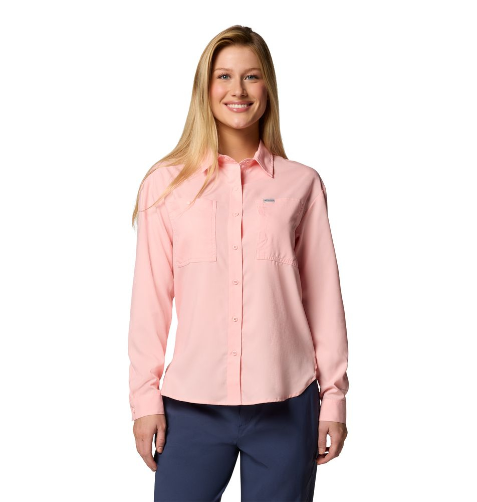 Chemise Femme Silver Ridge Utility Pink Sand | Columbia Sportswear