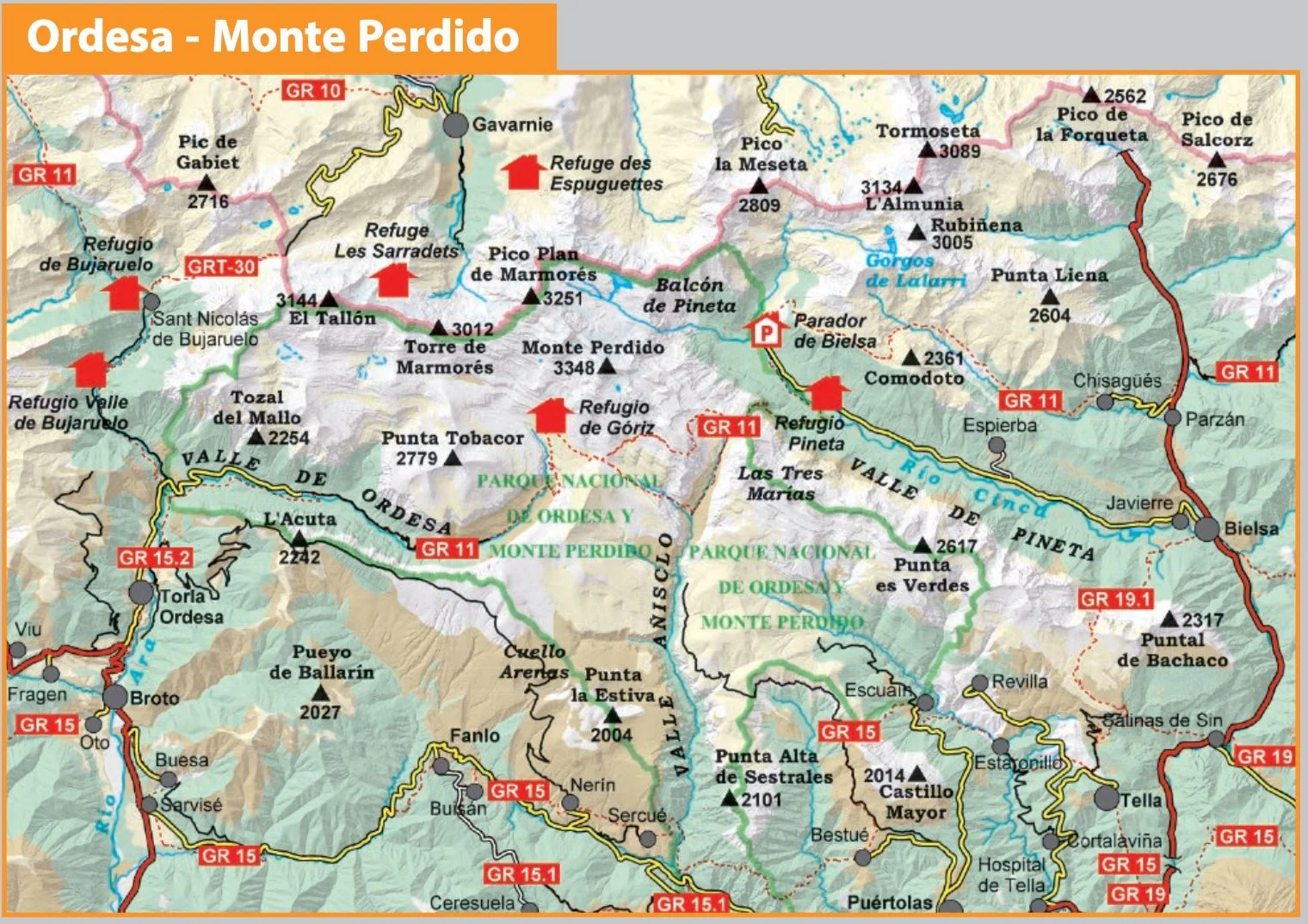 Parque Nacional De Ordesa Y Monte Perdido (2 Cartes) - Cartes | Alpina