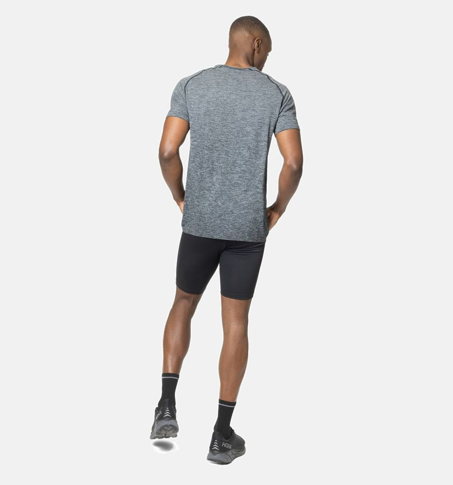 T-shirt Essential Seamless Grey - Tee Shirt Mc | Odlo