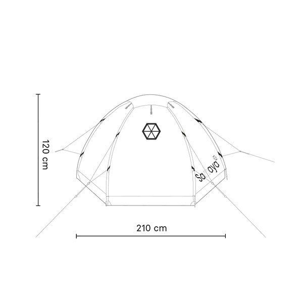 Samaya2.5 Bleu - Tente | Samaya