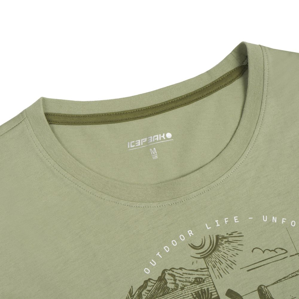 T-Shirt Beeville Vert - Tee Shirt Mc | Icepeak