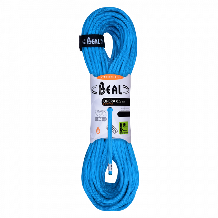 Opera 8,5mm 50m Unicore Dry Cover Bleu - Corde | Beal