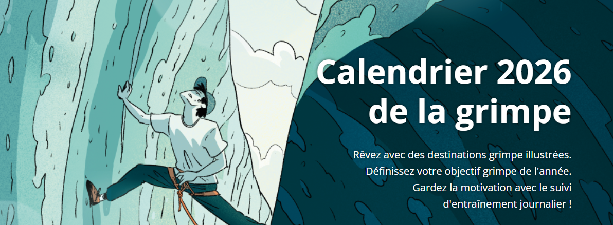 2026 Climbing Calendar With Daily Workout Tracker - Librairie