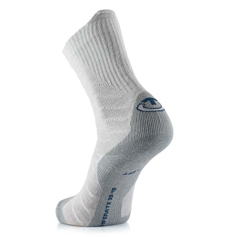 Double Trek Temperate Femme Grey - Chaussettes | Thermic
