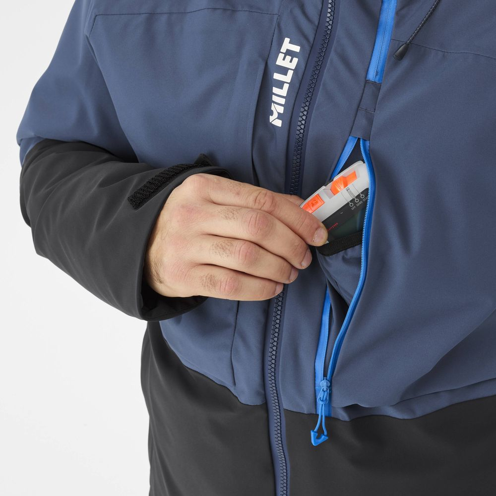 Veste Snowbasin Dark Denim Noir - Veste | Millet
