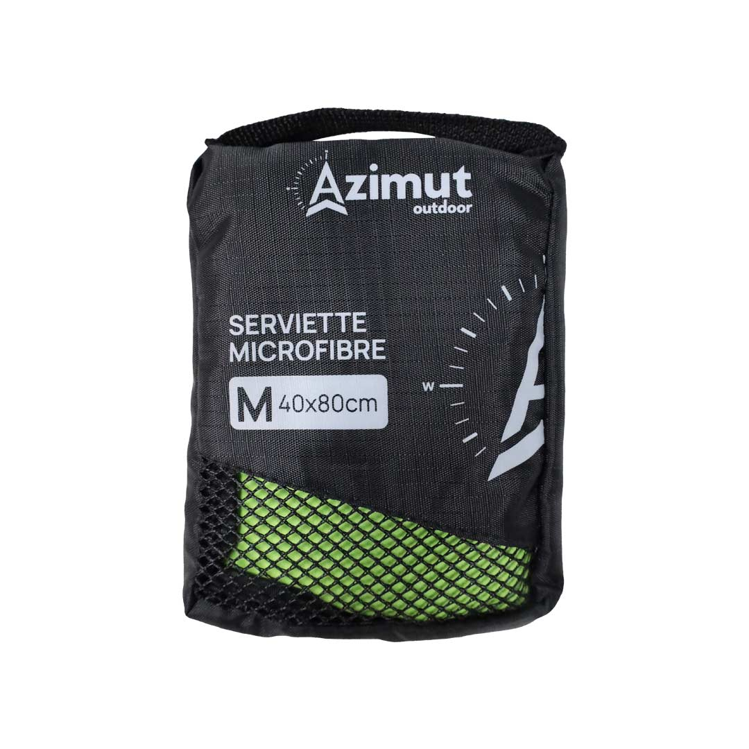 Serviette Microfibre  -  Verte - Serviette | Azimut Outdoor