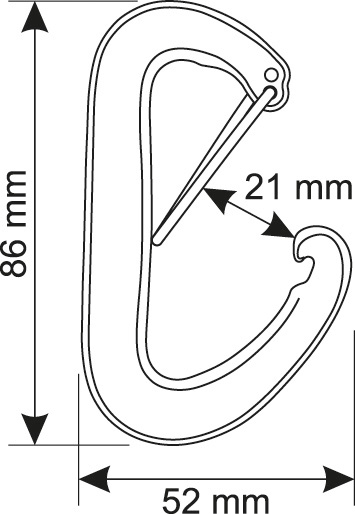 Nano 22 Gris - Mousqueton | Camp