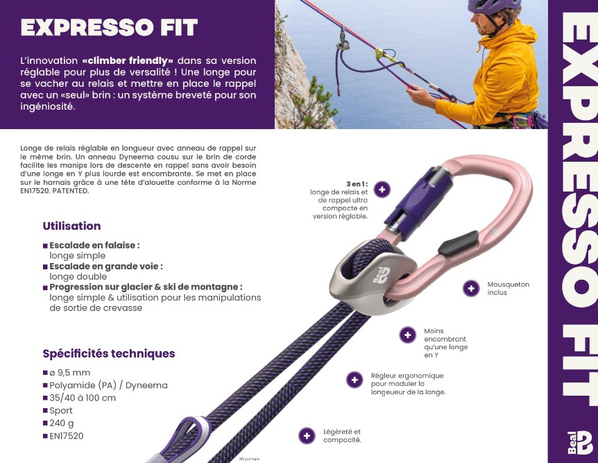 Expresso Fit Matt Stone - Equipement Outdoor | Beal