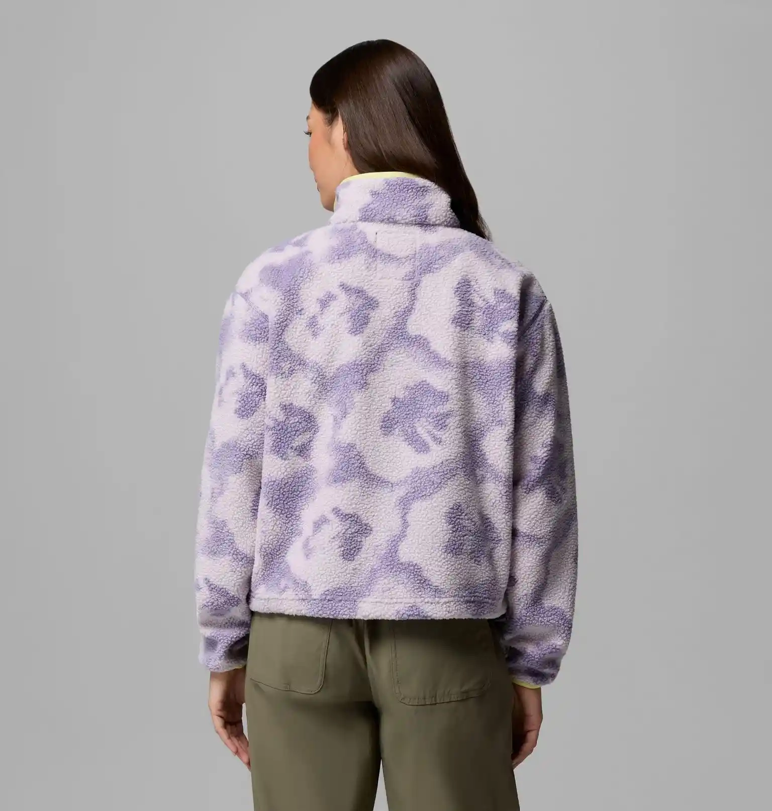 Polaire Femme Helvetia II Printed Cropped Stormwatch Sprayflower  - Polaire | Columbia